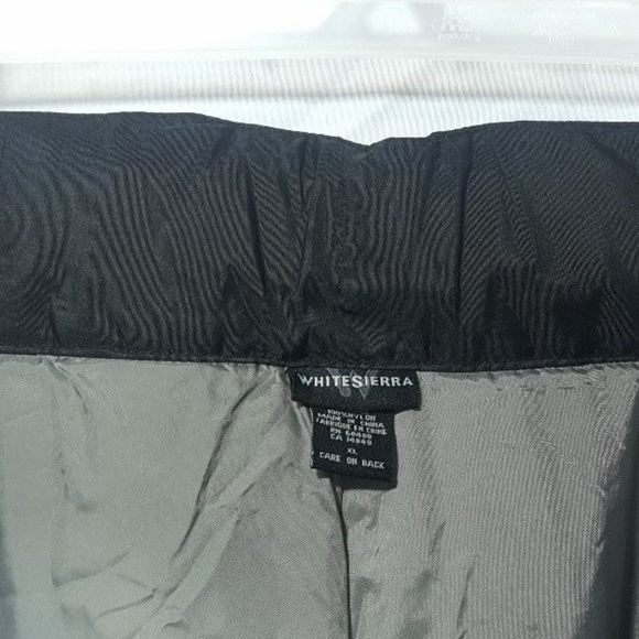 White Sierra Toboggan Warm Snow Ski Pants Black XL - Picture 6 of 8